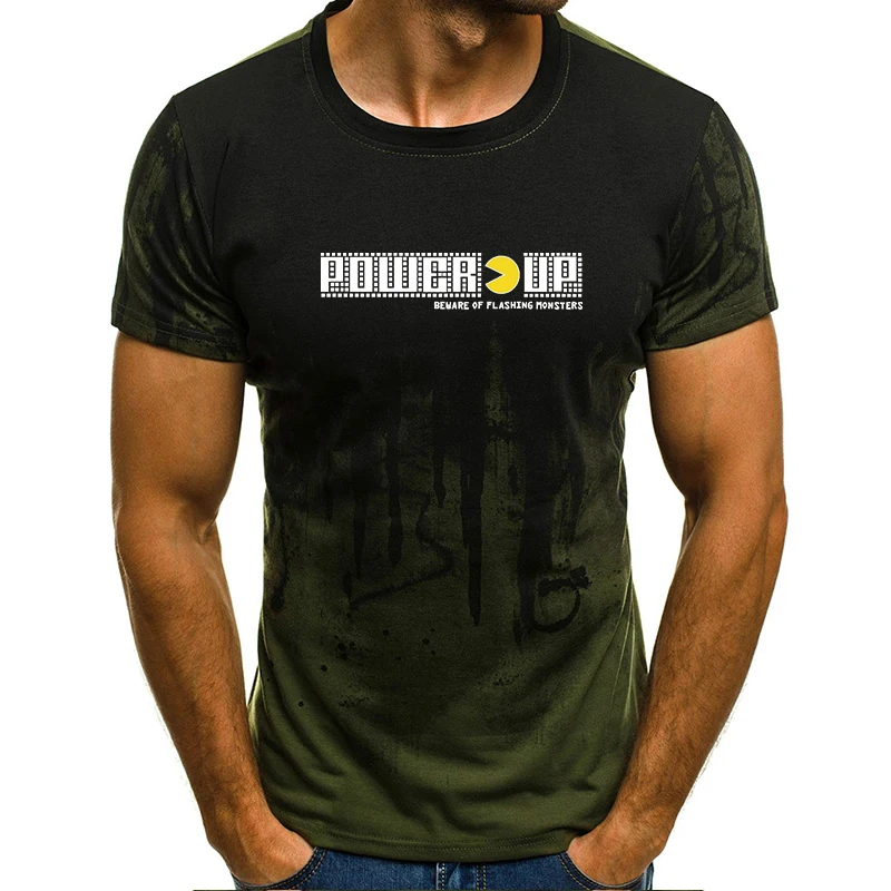 

Mens New Fashion Camouflage Print Short Sleeves T-Shirt Tops S-4XL