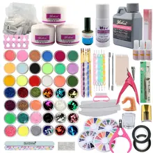 Акриловая пудра, акриловая жидкость, 120 мл, набор для маникюра, набор для наращивания ногтей, инструменты для маникюра, блестящие инструменты для маникюра