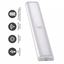 LED Under Cabinet Lights for Closet Wardrobe Lighting Portable Lamp by USB Rechargeable, Led Night Lights Under Cabinet Lamps