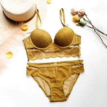 Новинка, регулируемый бюстгальтер, тонкий черный комплект нижнего белья пуш-ап с вышивкой, кружевные женские комплекты нижнего белья, сексуальное нижнее белье