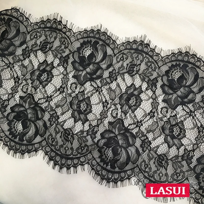 LASUI 0402 в ширину 31,5 см* 3 метра для одежды украшения аксессуары платье высокого качества цветы Франция кружево с ресничками украшение