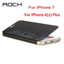 Рок марки Dr. V Smart полу-прозрачное окно Флип Чехол Пластик задняя крышка для iPhone 7 4.7 “и 6 plus 5.5 “чехол красивые