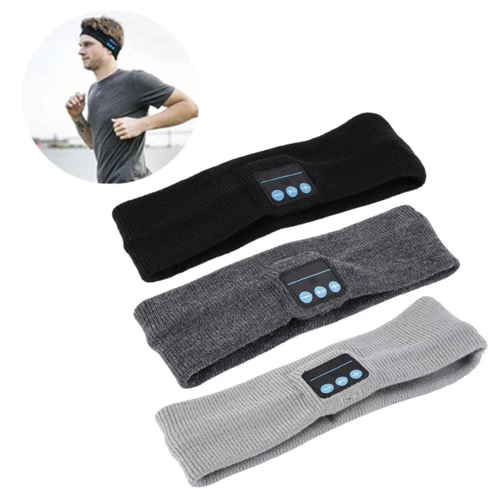 

Wireless Bluetooth Music Headband Magic Earphone MIC Hat Man Women Hands-free Music Sports Phone Call Answer Ears-free Headwear