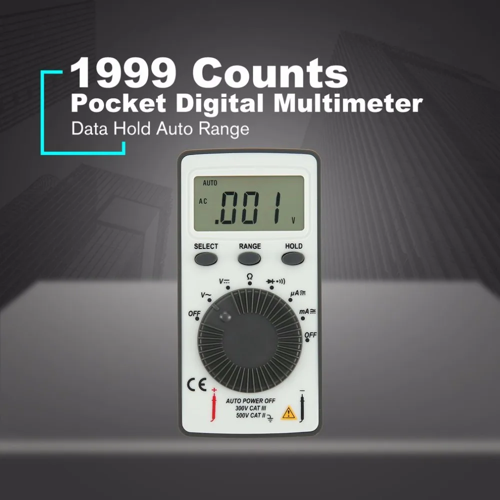 DT9210 1999 отсчетов карманный цифровой мультиметр AC/DC Напряжение Амперметр