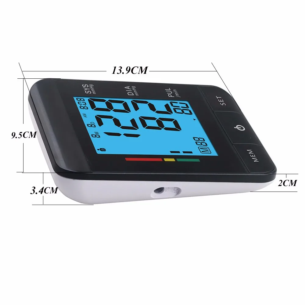 Health Care Automatic Wrist Blood Pressure Monitor Digital LCD Wrist Cuff Blood Pressure Meter Esfingomanometro Tonometer (7)
