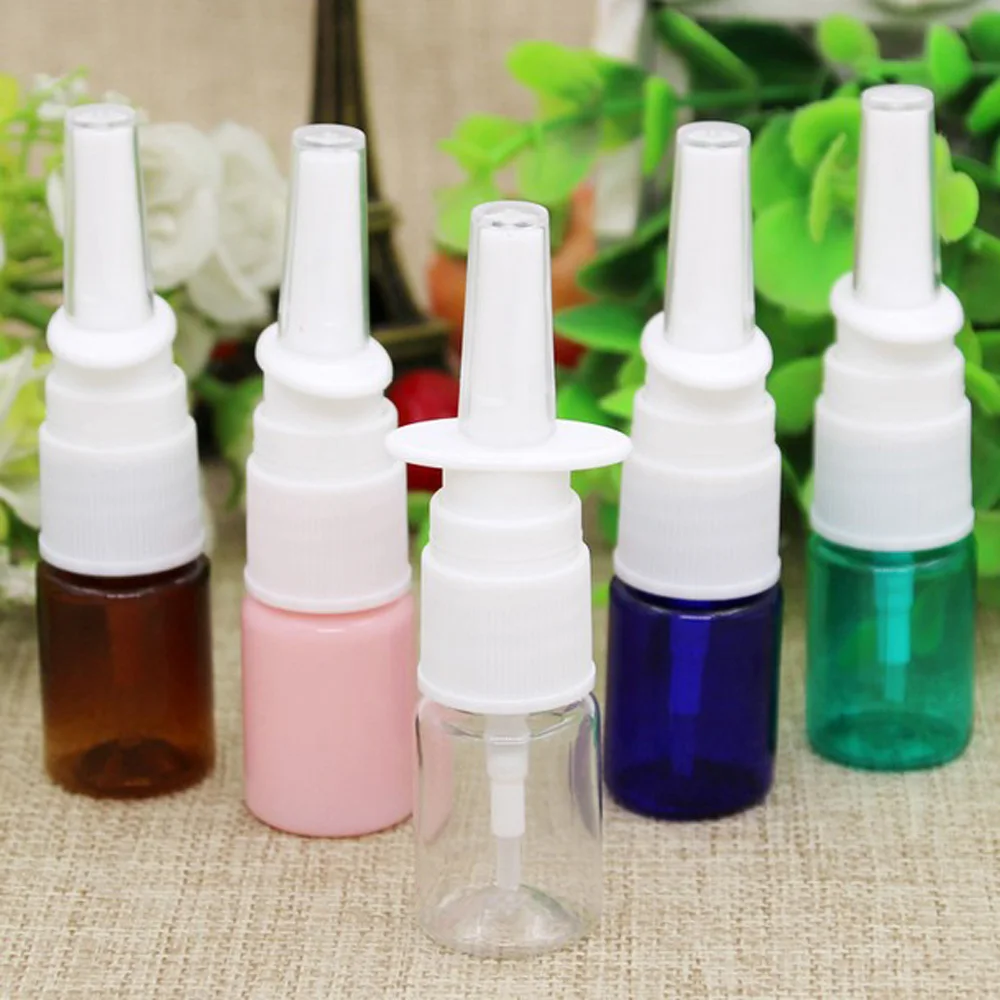 Buy 50Pcs/Lot 5ml 5 colors Empty Plastic Nasal Spray