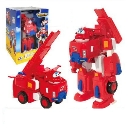 18 см для superwings фигурку игрушки Супер Крылья модель с меха несущей деформируется самолета Робот ребенок подарок мальчик Brinquedos - Цвет: With Box