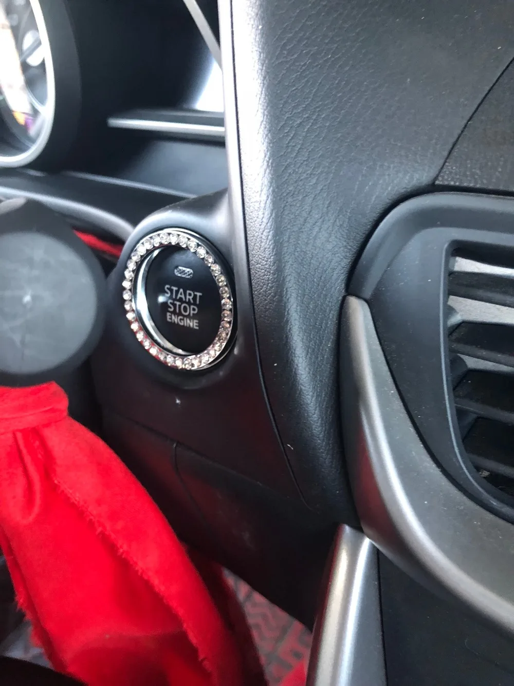Автостайлинг кольцо зажигания для Toyota Corolla iM E170 E140 E150 3 Mark X Matrix Platz премио
