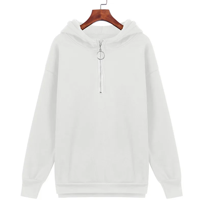 Buy LASPERAL Women zip hoodie long sleeved fleece