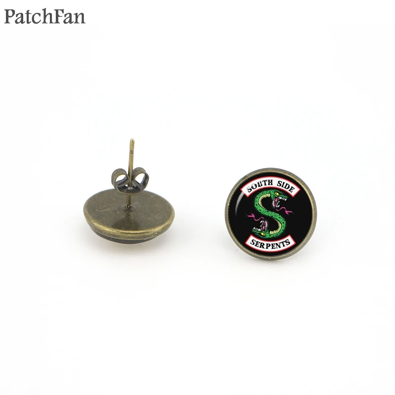 

12pairs/lot Patchfan Riverdale Creative design earrings party favors jewelry gifts para birthday presents for movie fans A0622