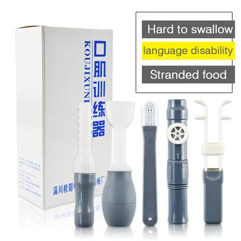 

Medical Tongue Muscle Trainer Recovery Oral Mouth Muscle Rehabilitation Language Barrier Swallowing Disorder Aphasia Training