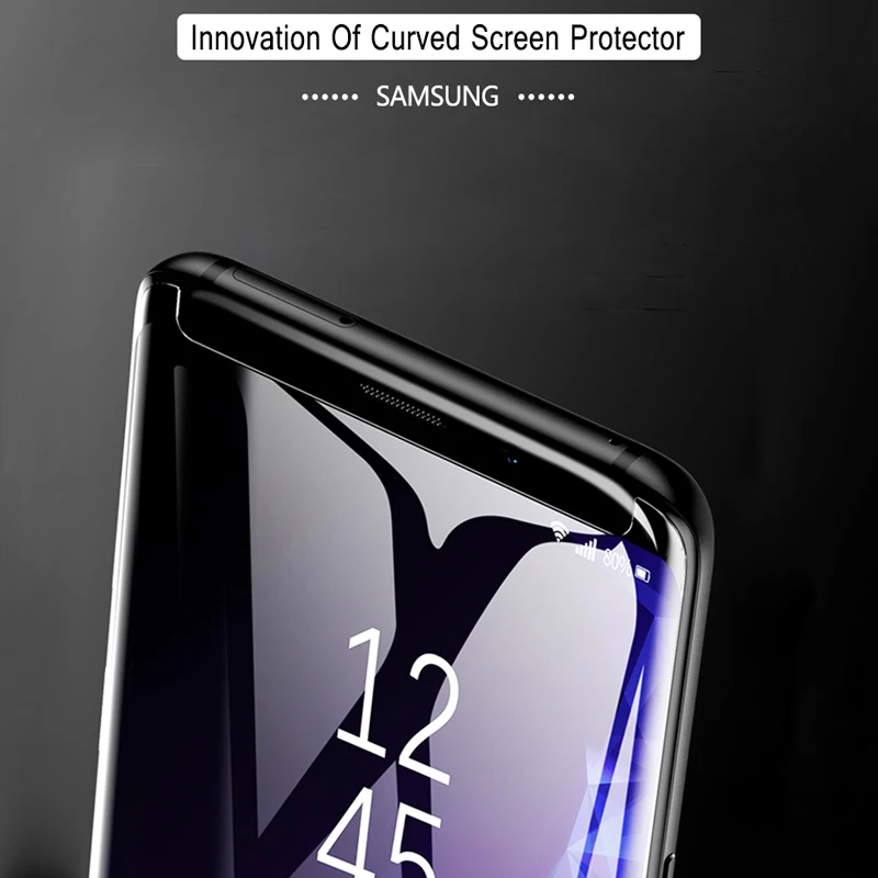 Защитное стекло 5D закаленное для Samsung Galaxy S8/S9/S10 Plus/Note 8/9|Защитные стёкла и плёнки| |
