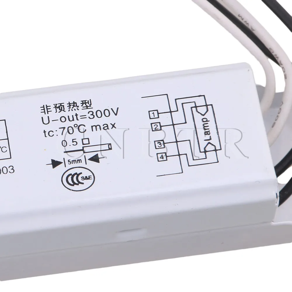 36W AC 220V Fluorescent Lamps Electrical Ballast for H Tube Dome Aluminum Light