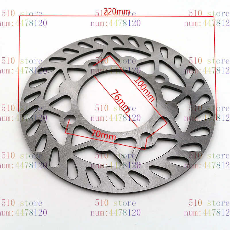 

free shipping newest 190mm 200mm 210mm 220mm rear Brake Disc Disk Rotor for Pit Dirt Bike Quad Motorcycle Motocross