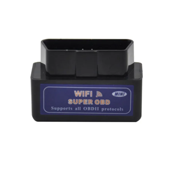 Супер Мини ELM327 V1.5 Bluetooth/Wifi OBD2 OBDII считыватель кодов высокое качество ELM 327 Bluetooth ELM327 Wi-Fi Android/IOS - Цвет: wifi black