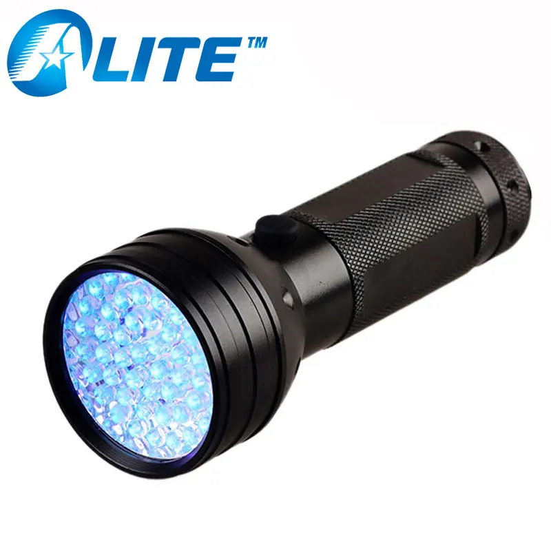

Uv Led Flashlight 51 Leds 395nm Ultra Violet Torch Light Lamp Blacklight Detector for Pet Urine Stains Bed Bug