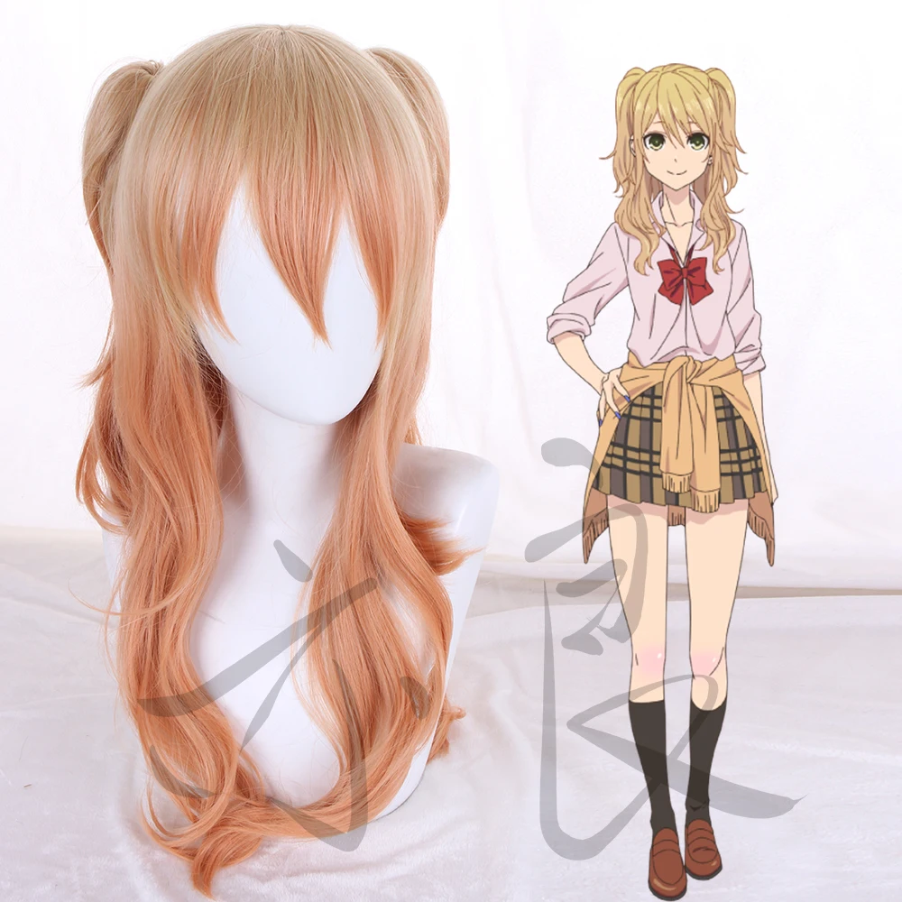 

Citrus Aihara Yuzu Anime Costume Cosplay Wig Long blonde Hair