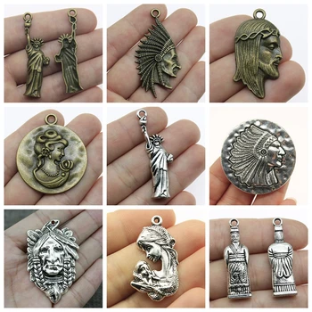

10pcs Indian Jewelry Madonna Queen Charms For Jewelry Making Diy Craft Supplies Women Jewelry All For Diy Handmade Accessories