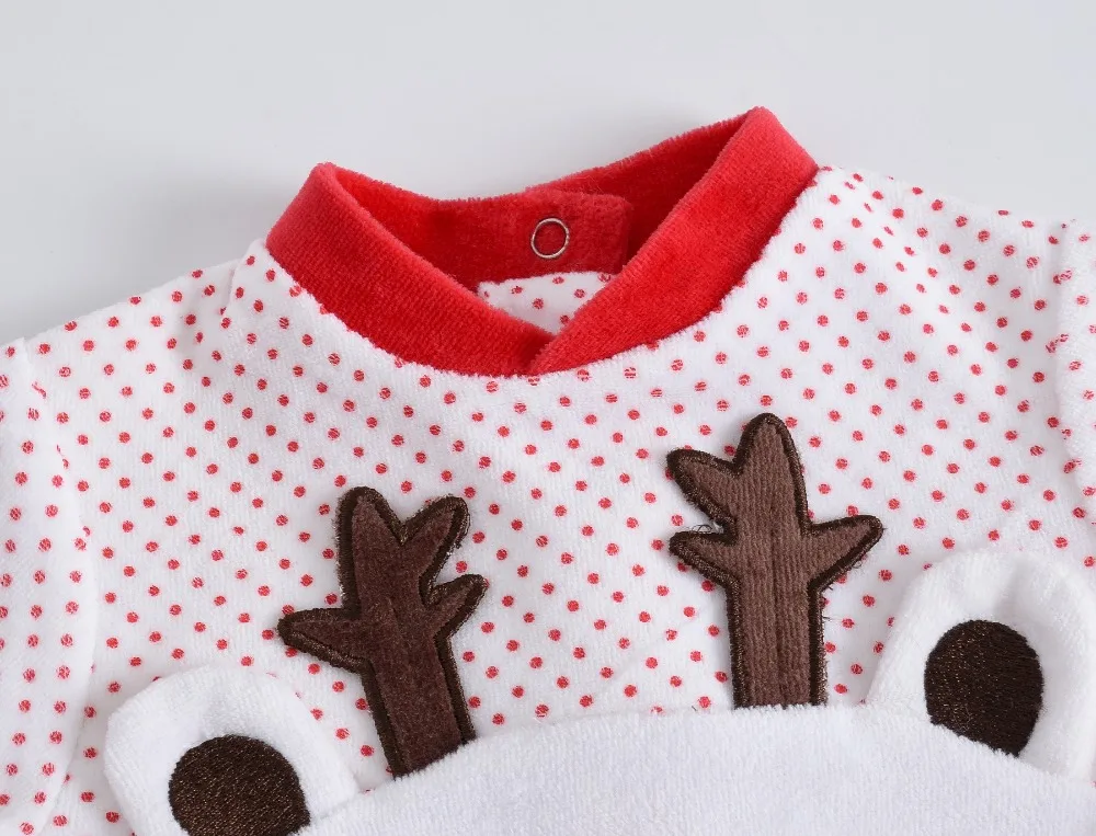 2022 Winter Newborn Baby Boys Romper Bebe Fille Onesies Velvet Warm Jumpsuit Baby Girls Clothing Toddler Clothing Roupa De Bebes Baby Bodysuits expensive