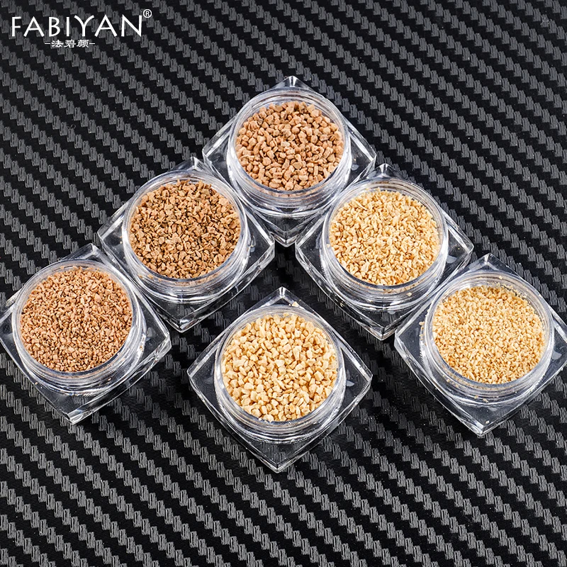 

Nail Art Irregular Glitter Cork Powder Wood Dust Sequins Decoration Charm Tools 6 Box 3D Tips Manicure Acrylic DIY Accessories