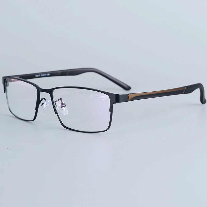 Belmon, оправа для очков, мужские компьютерные оптические очки по рецепту, близорукость, ботаник, прозрачные линзы, очки для глаз, оправа для мужчин RS12017 - Цвет оправы: 12017 black
