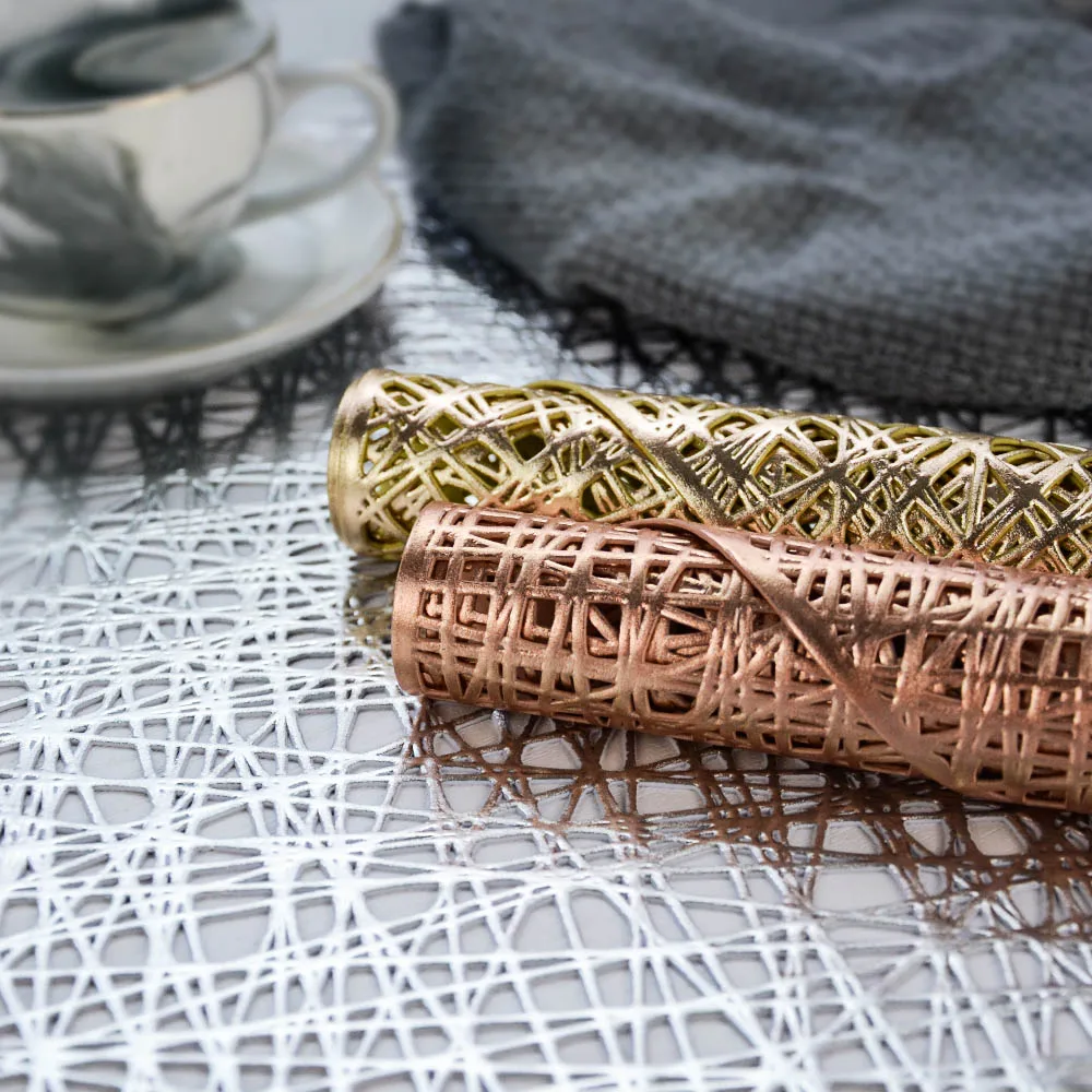 الإبداعية قطع قماش توضع تحت الأغراض المختلفة مصنوعة من الكلوريد متعدد الفينيل Octagona الجوف طاولة طعام حصيرة المطبخ للحرارة معزول سادة للماء ع...