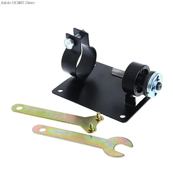 

Mini Electric Drill Cutting Polishing Grinding Seat Stand 10mm Holder Set Machine Bracket Rod Bar+2 Wrenchs Gaskets Metal