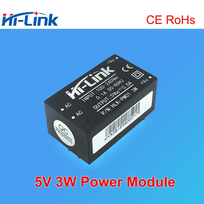 

2pcs/lot low cost AC-DC 220V to 5V power supply compact switching power supply module led power supply