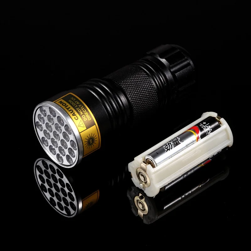 21LED UV blacklight flashlight (21)