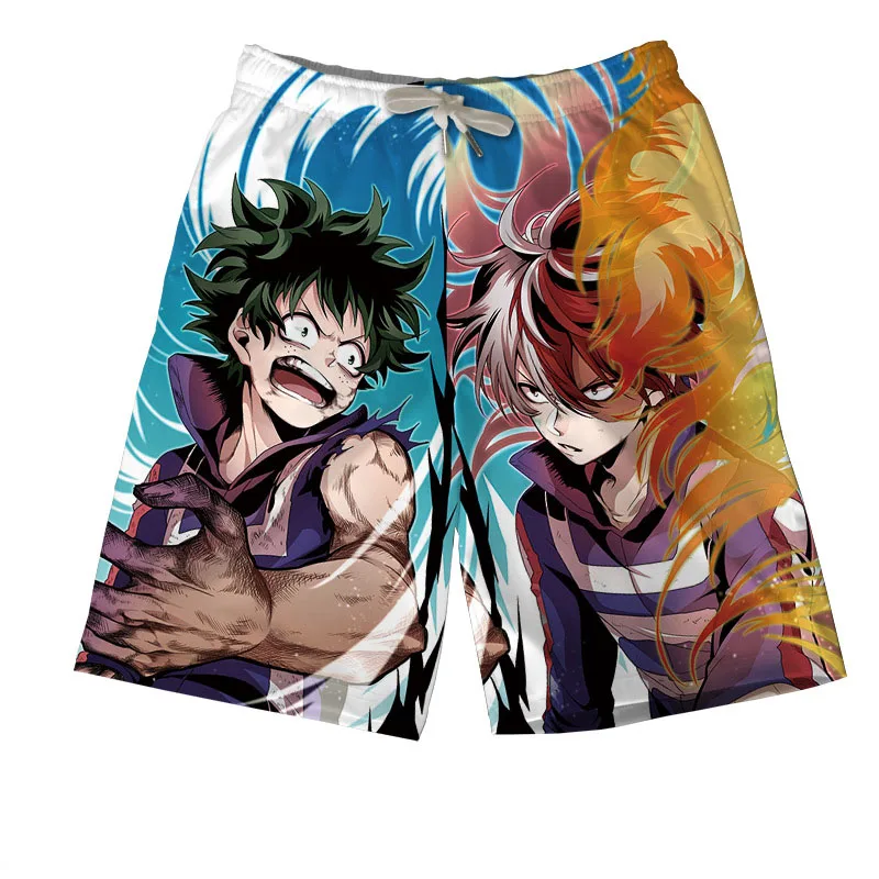 Cosplay Anime Boku No Hero Academia Shorts Cosplay Costume Men Women Summer 3D Print Beach Shorts Cosplay Anime Boku No Hero Academia Shorts Cosplay Costume Men Women Summer 3D Print Beach Shorts