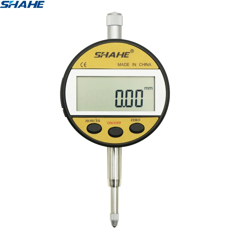 Shahe электронный цифровой индикатор метрический/дюймовый диапазон 0-12,7 мм/0," циферблат индикатор с розничной коробкой измерительный инструмент