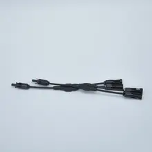 Solar Panel Cable MC4 Y Branch Connectors 2 to 1 Way Adapter for Photovoltaic Home Solar System Parallel Female/Male