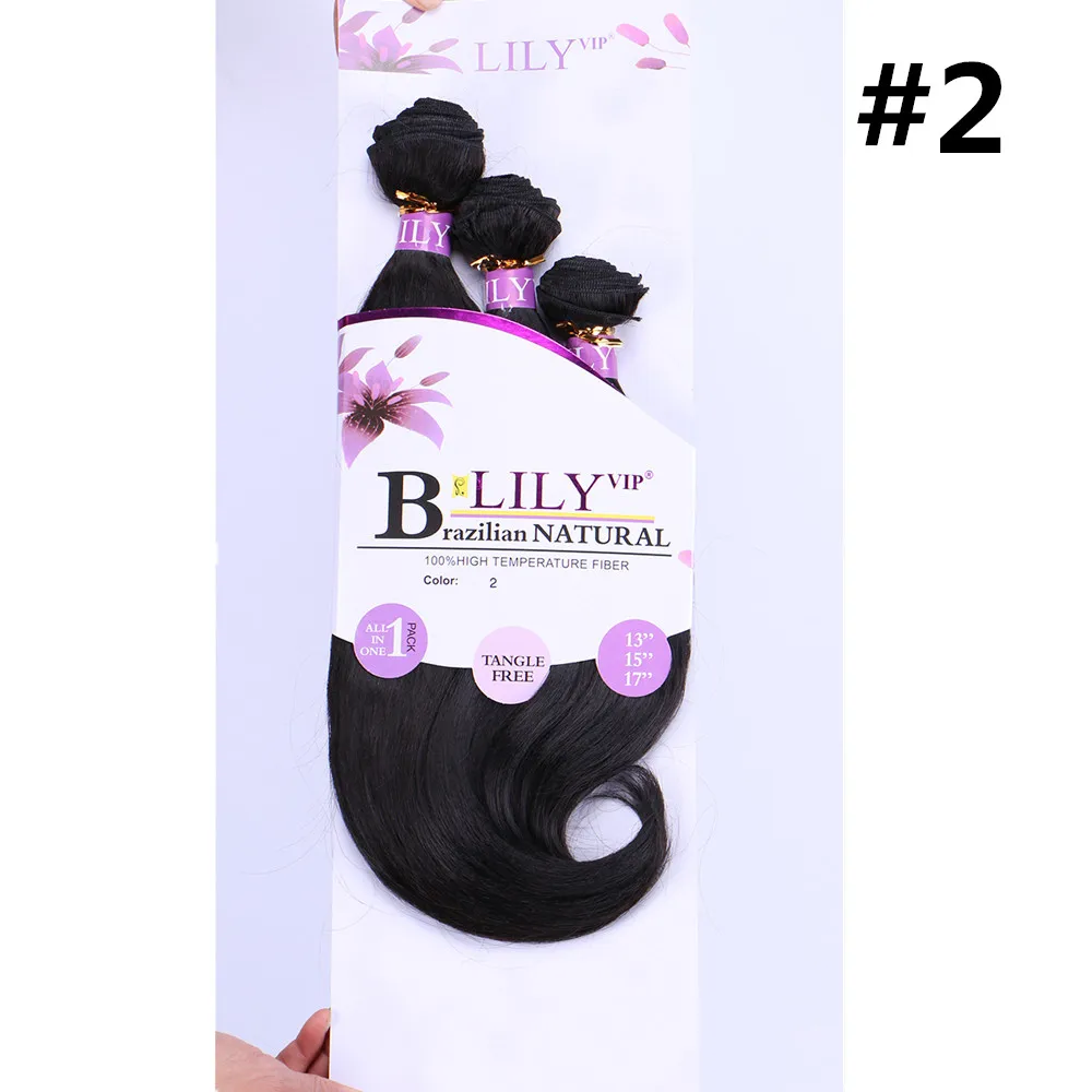 synthetic body wave 3pcs hair  (6)
