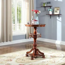European retro style solid wood high bar table European retro style solid wood high bar table