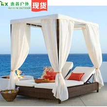 Садовая кровать с навесом вечерние вечеринки на свежем воздухе/регулируемая спинка