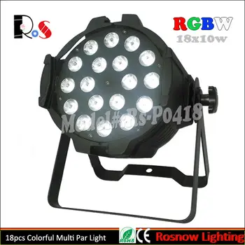 

24pcs/lot LED Multipar 18x10W RGBW 4 in 1 / LED DJ Par64 lightings