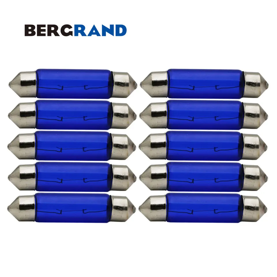 GLÜHBIRNE HALOGEN C5W BLAU