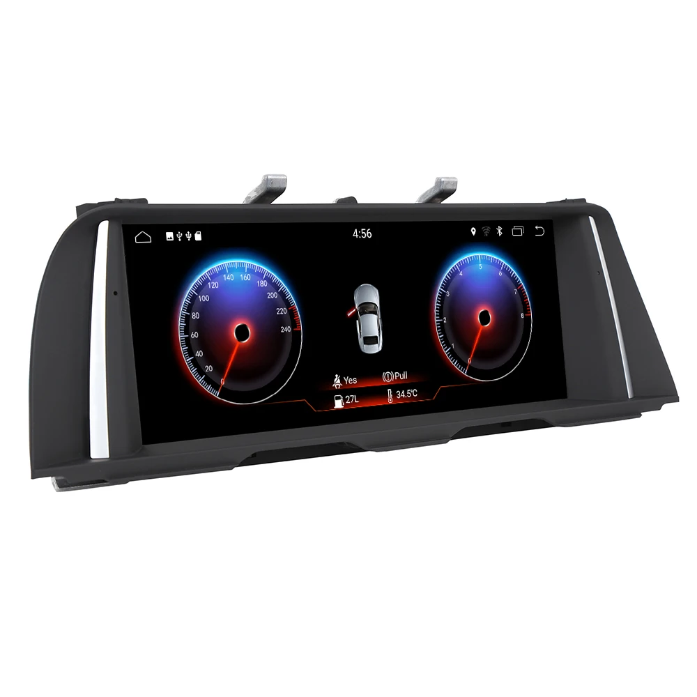 Top Naviodm android 9.0 car dvd player Car Multimedia Player cars audio For BMW 5 Series/F10/F11/520 CIC 2010-2012 GPS radio aux BT 1