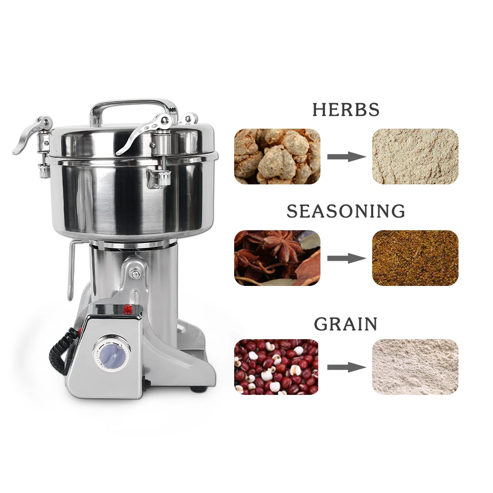 

500G Capacity Grains Spices Hebals Coffee Dry Food Grinder Mill Grinding Machine gristmill 50Hz medicine Flour Powder Crusher