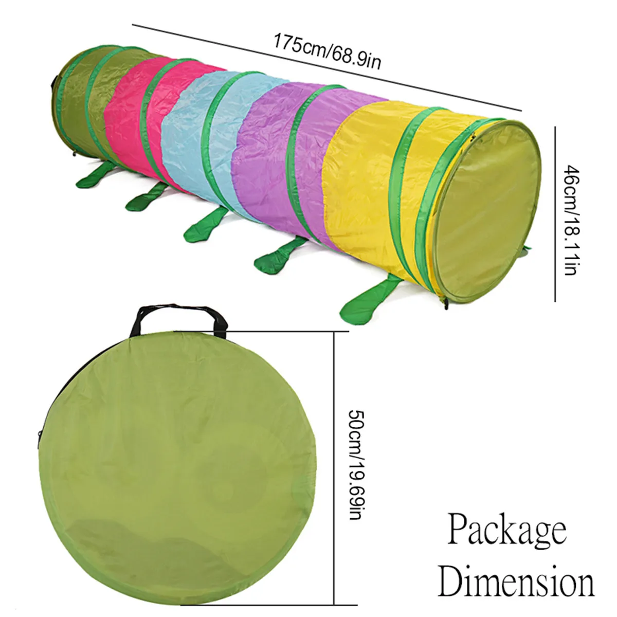 Складная игрушка из полиэстера, палатка, детские игровые палатки, домашняя, открытая, разноцветная палатка для ползания, туннель, забавные