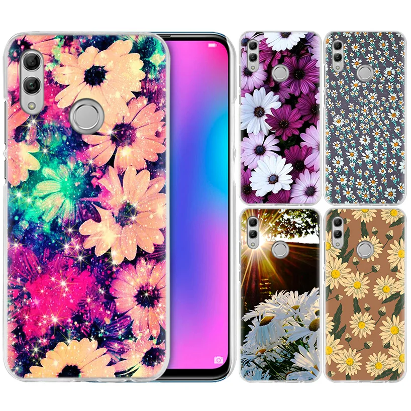 

Daisy Flowers Case for Huawei Honor 8X Y9 9 10 Lite Play 7C 8C 8S 8A 7S 7A Pro V20 20i Y6 Y7 Y5 2019 Hard PC Phone Cover Coque