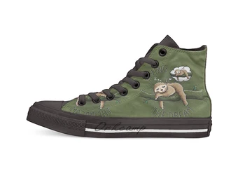

Living the Dream Casual High Top Canvas shoes sneakers For Drop shipping