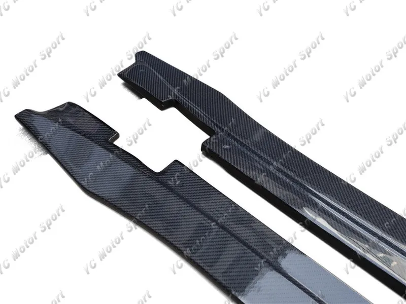 2014-2016 Porsche Panamera 971 YC Design Style Side Skirt Extension Underboard CF (7)