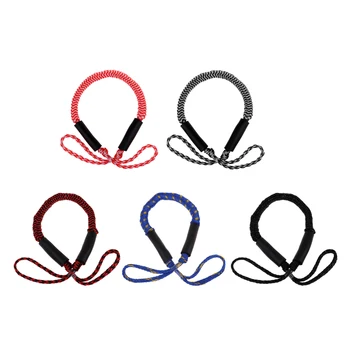 

108cm Bungee Dock Line (Stretches to 6ft) Mooring Lines Boat Anchoring Cord Absorbing Shock to Boat Cleats