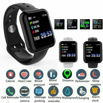

New Smart Bracelet Band Sports Watch Wristband Fitness Tracker Blood Pressure HeartRate For iPhone Samsung iOS Android 3E20