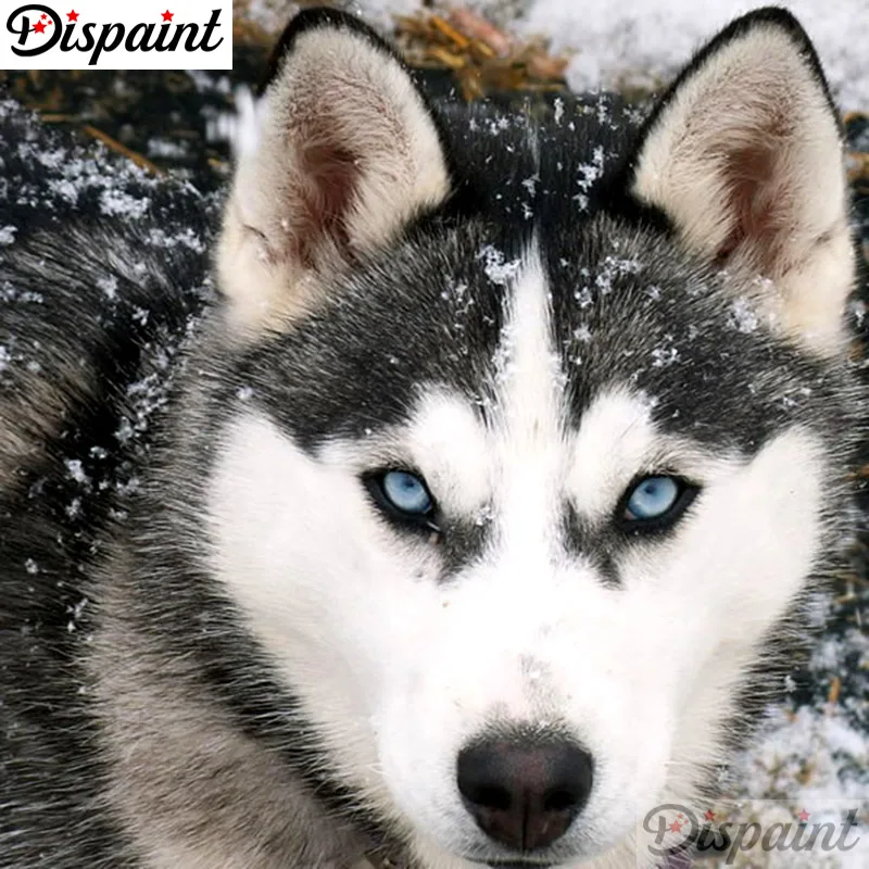 

Dispaint Full Square/Round Drill 5D DIY Diamond Painting "Animal wolf scenery" 3D Embroidery Cross Stitch 5D Home Decor A10287