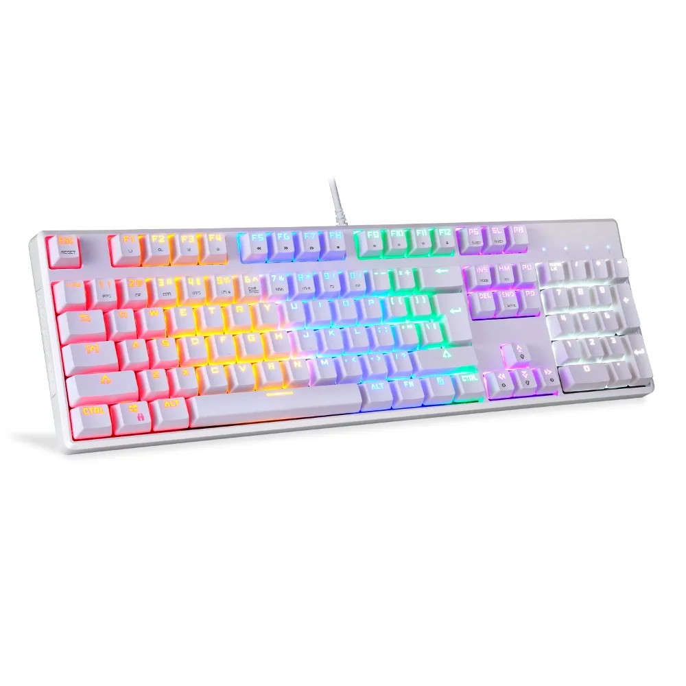 Motospeed CK96 механическая клавиатура игровая RGB подсветка 104 клавиши USB 2 0 с