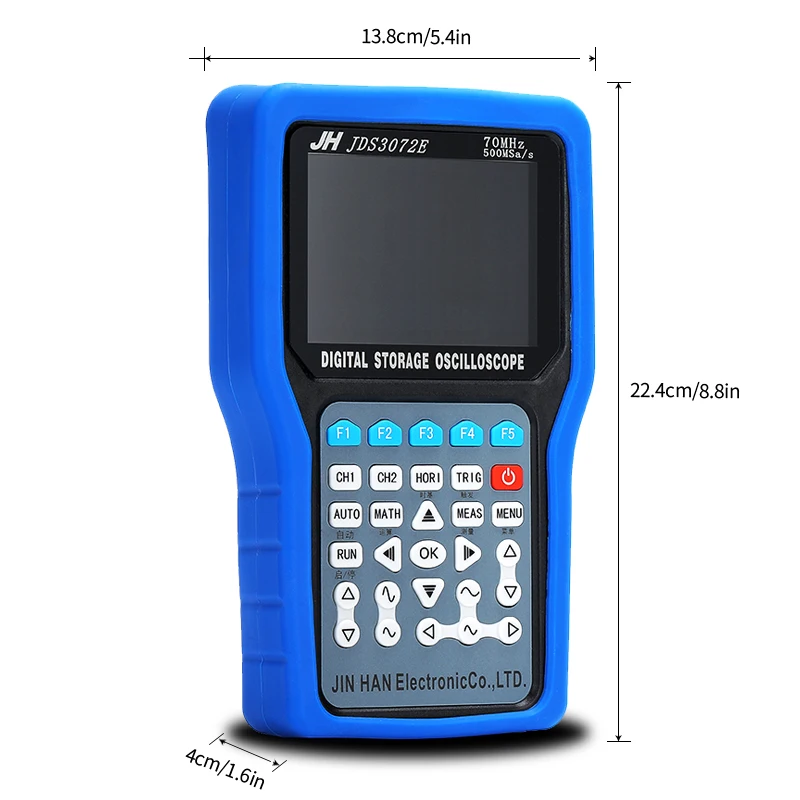 Ручной осциллограф Jinhan 2019 jds3082a JDS3051A цифровое хранилище 50M/70M/80MHz Портативный