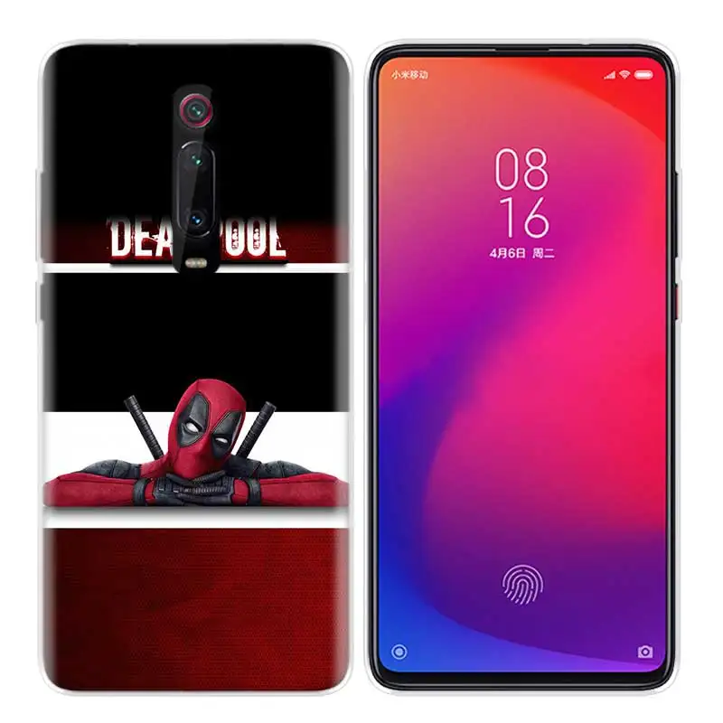 Силиконовый чехол для Xiao mi Red mi K20 Pro K20Pro Note 5 6 7 7A 6A mi A2 A1 8 Lite 9 S2 Pocophone F1 Deadpool Dead Pool Funny - Цвет: R-005