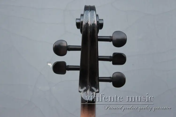 4/4 violoncello черная электрическая Виолончель из цельного дерева чудесная звуковая сумка с бантом Yinfente